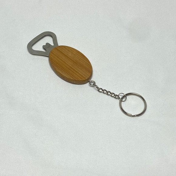 Set of 2  Spam Advertising Wood Metal Keychain Bottle Opener and Multi Tool - Picture 4 of 11